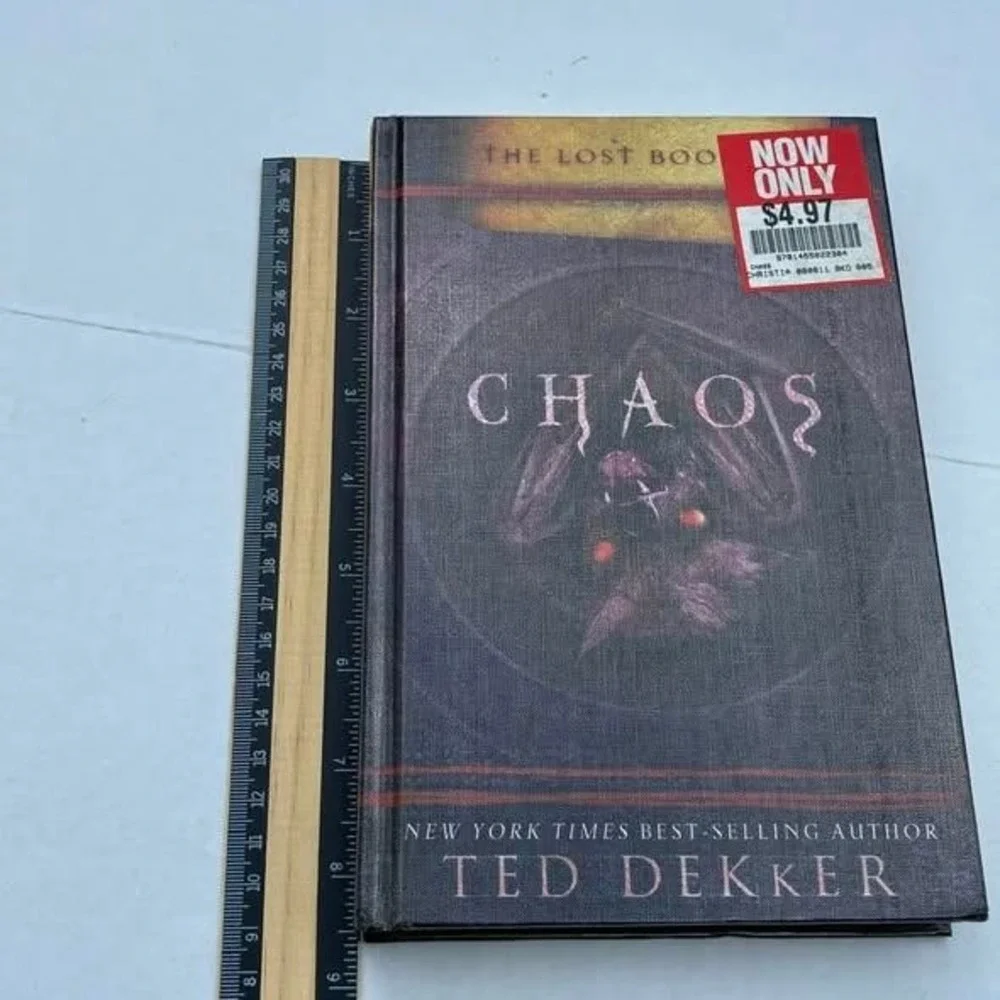 Chaos Ted Dekker Book 4 The Lost Books Hardcover Christian Fantasy Fiction Novel